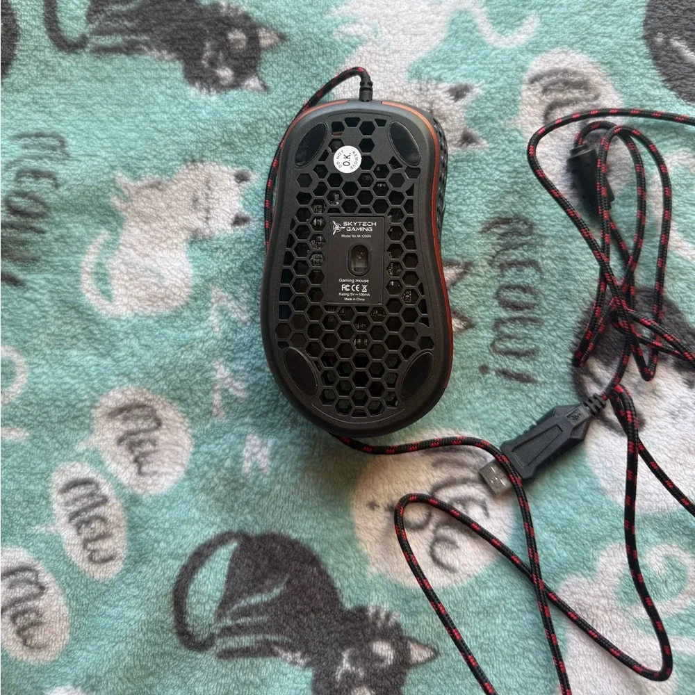 Skytech Gaming RGB Classic Wired Mouse M-1200N Black & Red